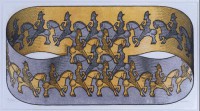 /album/m-c-escher/horseman-1946-woodcut-in-red-black-and-grey-printed-from-3-blocks-jpg/